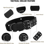 Tactical Dog Collar with Handle, Military Adjustable Heavy Duty Metal Buckle - Image 2