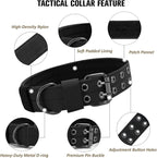 Tactical Dog Collar Military Adjustable Dog Collars Soft Nylon Training Collar - Image 3