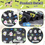 Rezutan 1 Pack 3 Dog Blanket for Large Dogs, 41x31 inch for Medium Soft Fluffy - Image 3