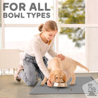 Dog Food Mat - 28x18 Raised Edges Dogs Mat - Image 6