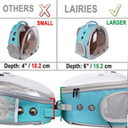 Portable Small Animal Backpack Travel Breathable Pet Carrier Bag Cages - Image 2