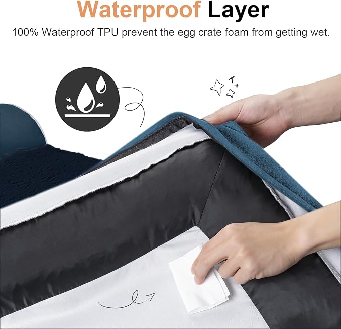 Large Dog Bed Orthopedic Washable: Jumbo Dog Bed Bolster Extra Large Dogs Egg - Image 4