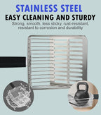 Cat Litter Scoop with Holder, Solid and Durable Metal Litter Scoop, Stainless - Image 4
