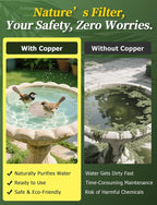 Mellbree 4-Pack Bird Bath Copper Disk, 0.6mm Reinforced 99.99% Pure Copper - Image 2