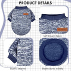 2 Pcs Dog Sweaters for Small Dogs Girl Boy Winter Fleece Clothes Warm Soft Dog - Image 3