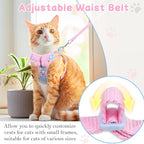 Cat Vest Harness and Leash Set for Walking Escape Proof, Adjustable Kitten - Image 6