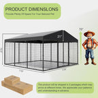 Gotland Dog Kennel Outdoor 10 x10 x6 FT, Dog Cage Outdoor - Image 3