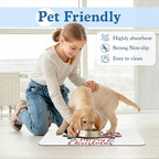 Dog Christmas Dog Food Mat–Christmas Stocking Absorbent Quick Dry Feeding - Image 6