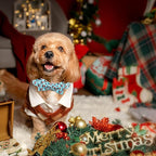 Dog Collar, Christmas Dog Collar Plaid Pet Collar Bow Holiday Bows Girl Boy - Image 5