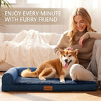 Patas Lague Orthopedic XL Dog Bed Large Sized Dog 42''X28'', Waterproof L - Image 3
