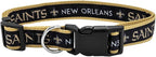 Pets First NFL New Orleans Saints Licensed PET COLLAR, Medium by PETSFIRST