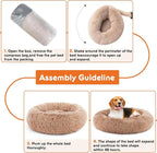 Sweetcrispy Donut Dog Bed, XL Large Round Calming Cat Bed - Image 4