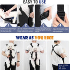 Pawaboo Adjustable Dog Carrier Purses, Pet Front Cat Travel Bag Dog Carrier - Image 2