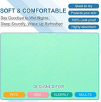 OUTCREATOR® Washable Bed Pads 34" x 76", Incontinence Mattress Protector - Image 5