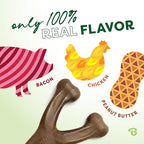 Large 3-Pack, Benebone Wishbone Durable Dog Chew Toy - Image 2