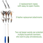 Cat Toys - No Chemical Dyeing Cat Feather Toys - Image 4