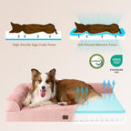 EHEYCIGA Orthopedic Dog Bed Medium Size Dogs, Memory Foam Dog Bed - Image 4