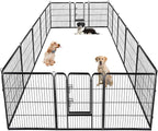 BestPet | Dog Playpen | 40 Inch, 16 Panels | Heavy Duty Metal Pet Exercise Pen by BestPet
