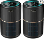 AIRTOK 2 Pack Air Purifier for Home Bedroom, Office Desktop Air Cleaners by AIRTOK