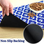 Dog Food Mat 24X32 Inch Pet Feeding Absorbent Mats - Image 5