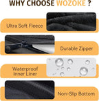 Orthopedic Washable Large Dog Bed: Cooling Memory Foam Dog Bed - Image 6