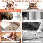 2PACK Stainless Steel Cat Litter Box - Image 2