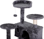 54-Inch Cat Tree for Large Cats, Sturdy Multi-Level Cat Tower - Image 5