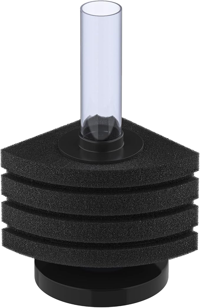 Pawfly Corner Sponge Filter Nano Quiet Betta Fry Shrimp and Small Fish Bio Foam by Pawfly