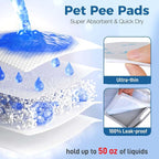 Cat Pads Refills 16.9 x 11.4 inches 100 Count Super Absorbent Pee Pads - Image 2