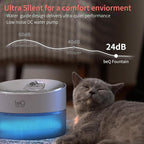 beQ Cat Water Fountain, 84oz/2.5L Stainless Steel Automatic Pet Fountain Dog - Image 5