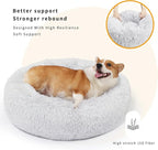 Calming Dog Bed for Medium Dogs Washable Donut 30 inches Anti-Slip Pet Bed - Image 4