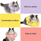 Cat Cone Collar, Cute Waterproof Cat Recovery Collar, Anti-Bite Lick Wound - Image 7