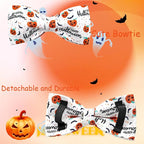 Halloween Dog Collar, Pet Collar Bow Pumpkin Pet Collar Girl Boy Holiday - Image 6