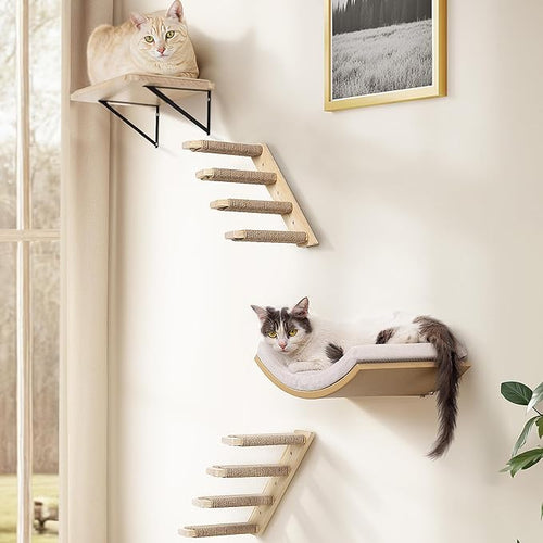 4-Piece Cats Wall Furniture by PELUOMOZ
