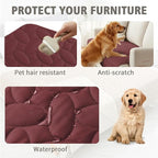 Ameritex Waterproof Pet Bed Cover Anti-Slip Dog Bed Blanket - Image 2