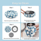 JOEJOY Donut Large Dog Bed, Cute Round Calming Dog Bed - Image 5