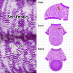 1 Pc Dog Sweaters for Small Dogs Girl Boy Winter Fleece Clothes Warm Soft Dog - Image 4