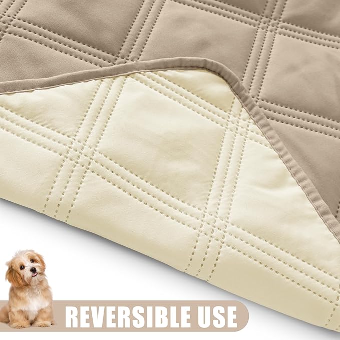 Smiry Waterproof Dog Bed Cover Blanket 30x53, Soft Reversible Pet Blanket - Image 3