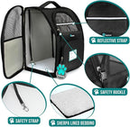 PetAmi Dog Backpack Carrier for Small Large Cat, Ventilated Pet Hiking Backpack - Image 4