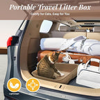 6 Pack Disposable Cat Litter Boxes, Durable Leak-Proof Cardboard Kitty Litter - Image 8