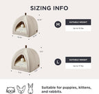 Bedsure Cat Beds for Indoor Cats- 2 in 1 Cat Cave House Tent for Kittens and - Image 5
