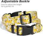 Reflective Dog Collar for Large Dogs, Cute Flower Theme Adjustable Heavy-Duty - Image 6