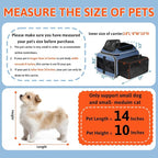 Petskd Top and Side Expandable Pet Carrier 17x11x9.5 Inches Alaska Airline - Image 3