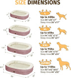 Orthopedic Waterproof Large Dog Bed: Memory Foam Washable Dog Bed - Image 2