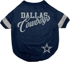 Pets First NFL Dog T-Shirt, Dallas Cowboys, Sports Fashion, Poly-cotton by PETSFIRST