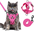 XL Cat Harness Escape Proof for Heavy Cats by GCVOPTON