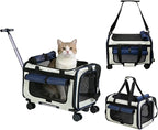 Expandable Pet Carrier with Wheels by Unknown