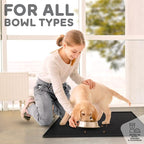 Dog Food Mat - 28x18 Raised Edges Dogs Mat - Image 6
