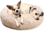 Calming Dog Bed for Medium Dogs Washable Donut 30 inches Anti-Slip Pet Bed by nononfish