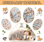 Rezutan Dog Blanket for Large Dogs, Upgraded 3 Pack Dog Cat Flannel Blankets - Image 3